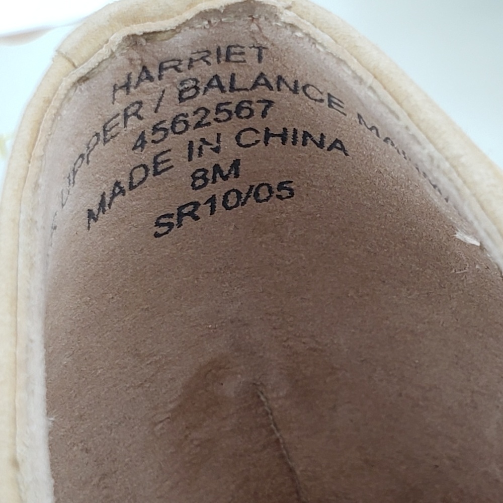 Liz Claiborne Flex Tan Leather Open Toe Shoes 8 M - Picture 7 of 8